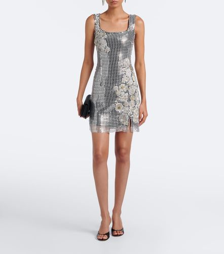 Shell sequined chainmail minidress - La Fuori - Modalova