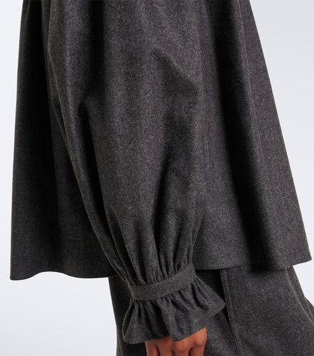 Chloé Blusa in flanella di lana e cashmere - Chloe - Modalova