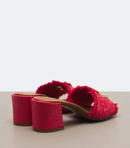 Mules trenzados con DG - Dolce&Gabbana - Modalova