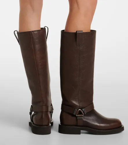 Stiefel Monili aus Leder - Brunello Cucinelli - Modalova
