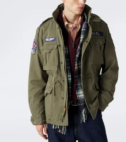 Bufanda de lana a cuadros con flecos - Polo Ralph Lauren - Modalova
