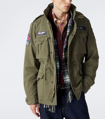 Sciarpa in lana a quadri con frange - Polo Ralph Lauren - Modalova