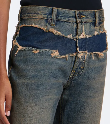 Distressed denim straight jeans - Maison Margiela - Modalova