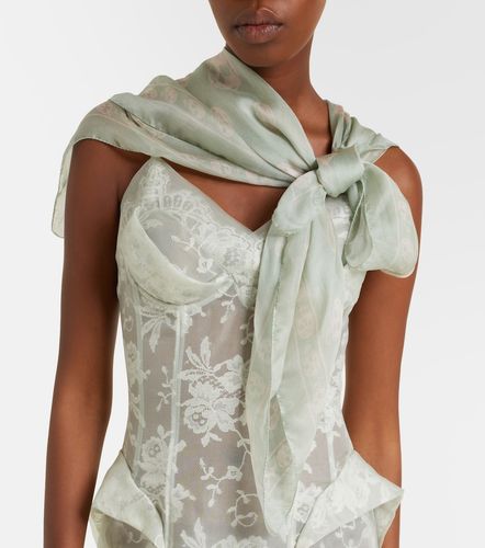McQueen Skull silk scarf - McQueen - Modalova