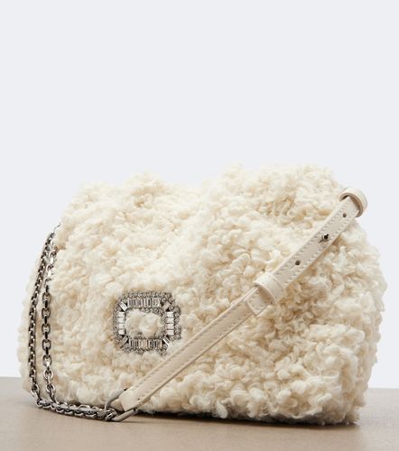 Borsa a spalla Pilgrim Micro in shearling - Roger Vivier - Modalova