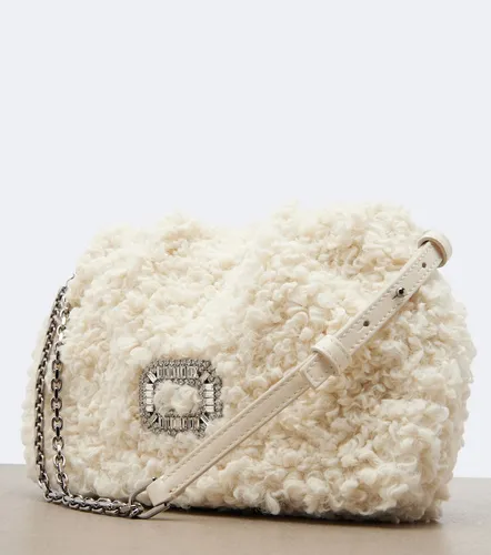Pilgrim Micro shearling shoulder bag - Roger Vivier - Modalova