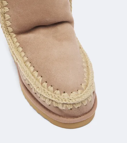 Botines Inner Wedge de ante con borrego - Mou - Modalova