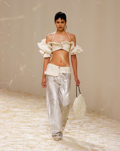 Crop top La Brassière Artichaut de algodón - Jacquemus - Modalova