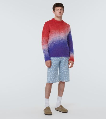 Shorts en denim de algodón en jacquard - ERL - Modalova