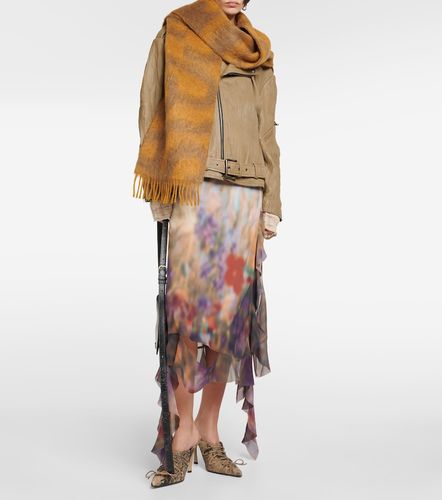 Sciarpa in misto lana con logo - Acne Studios - Modalova