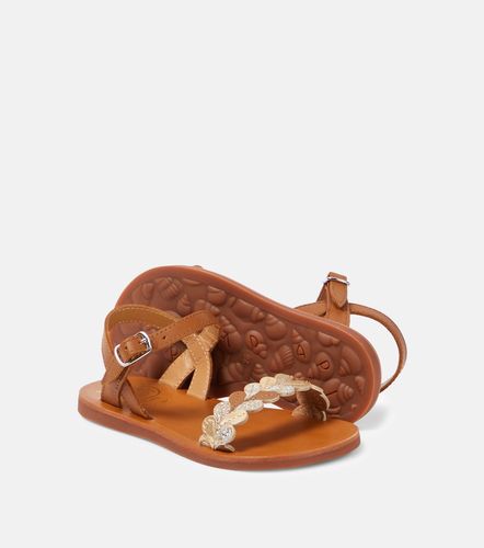Sandalias Plagette Ferns de piel - Pom d'Api - Modalova