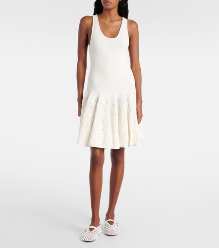 Alaïa Vestido corto Skater de encaje de algodón - Alaia - Modalova