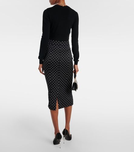Cropped virgin wool cardigan - Dolce&Gabbana - Modalova