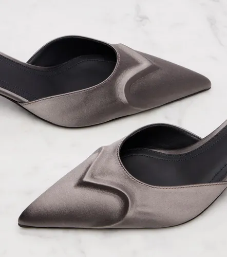 Alaia Le Cour 3D 55 satin mules - Alaia - Modalova
