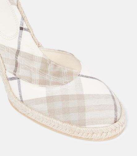 Espadrillas con zeppa LF Mews 90 - Burberry - Modalova
