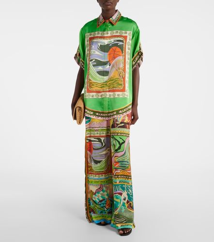 Alémais Camisa Lucky Pace de seda estampada - Alemais - Modalova