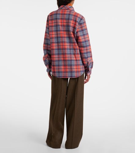 Camicia Americana in cashmere a quadri - God's True Cashmere - Modalova