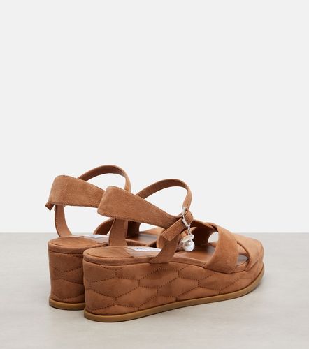 Sandali Astra 60 in suede con zeppa - Jimmy Choo - Modalova