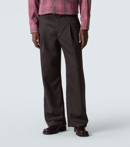 Leisure mid-rise wide-leg wool pants - Our Legacy - Modalova