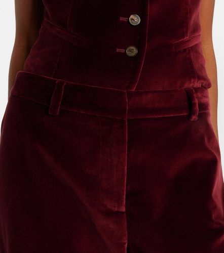 Pantalones flared de terciopelo de algodón - Etro - Modalova