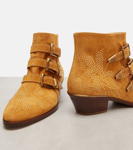 Susanna studded suede ankle boots - Chloe - Modalova