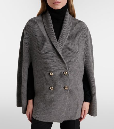Agenzia double-breasted virgin wool cape - Max Mara - Modalova