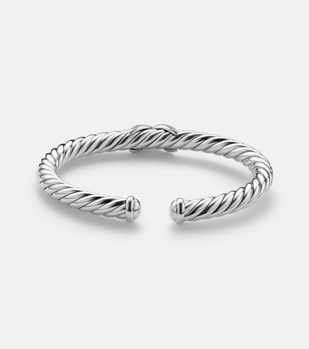 Pulsera Cable Flex® de plata de ley con diamantes - David Yurman - Modalova