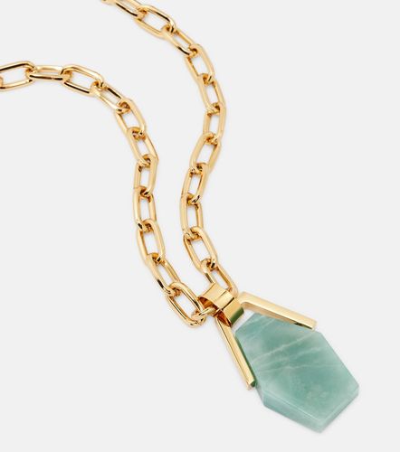 Collar de cadena Portal bañado en oro - La DoubleJ - Modalova