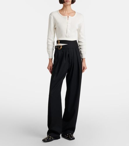 Chloe Virgin wool wide-leg pants - Chloe - Modalova