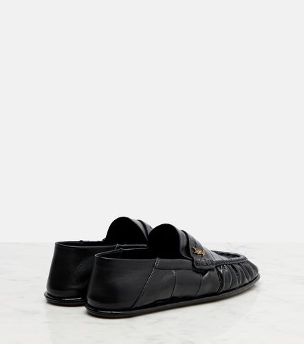 Eel leather penny loafers - Saint Laurent - Modalova