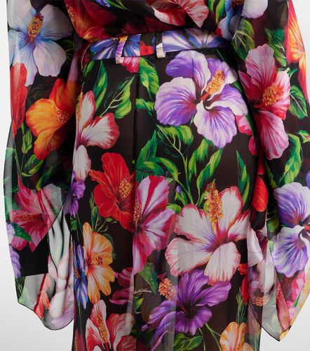 Pantaloni a gamba larga in chiffon di seta - Dolce&Gabbana - Modalova