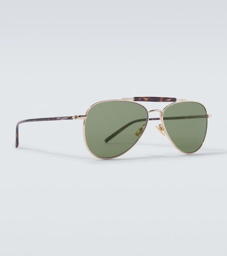 Occhiali da sole aviator SL Logo - Saint Laurent - Modalova