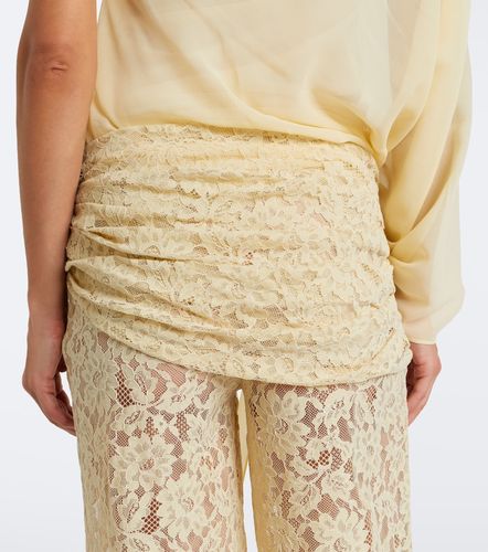 Weite Hose Rocio aus Baumwollgemisch mit Spitze - De La Vali - Modalova