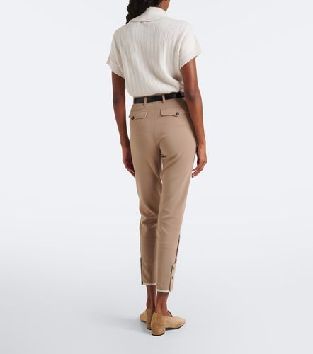 Eleventy Suede trimmed capris - Eleventy - Modalova