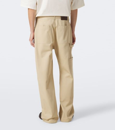 Pantalones anchos de sarga de algodón - Loewe - Modalova
