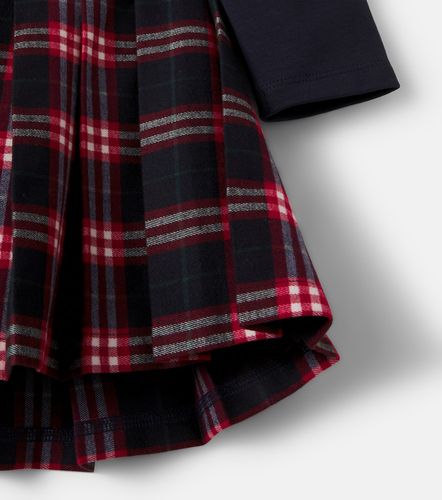Vestido de algodón a cuadros con lazo - Patachou - Modalova