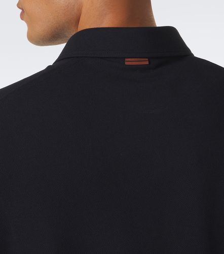Zegna Polo de piqué de algodón - Zegna - Modalova
