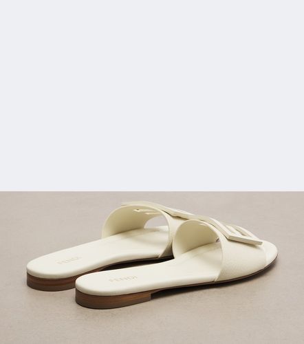 Fendi Pantoletten FF aus Leder - Fendi - Modalova