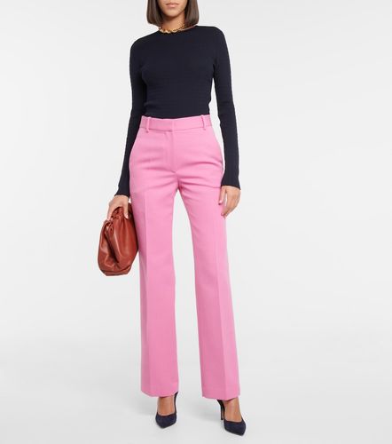 Pullover in maglia di lana a coste - Victoria Beckham - Modalova