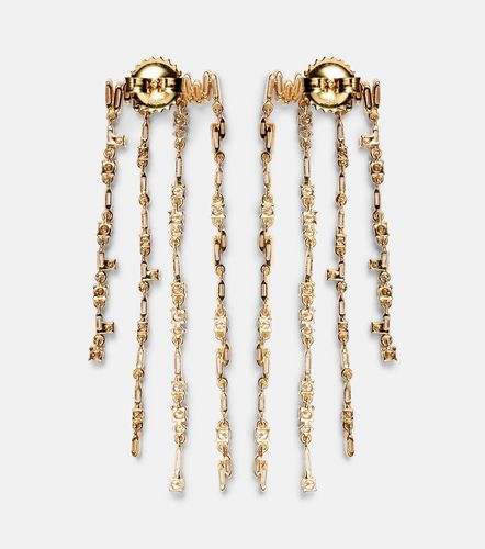 Pendientes con flecos de oro de 18 ct con diamantes - Suzanne Kalan - Modalova