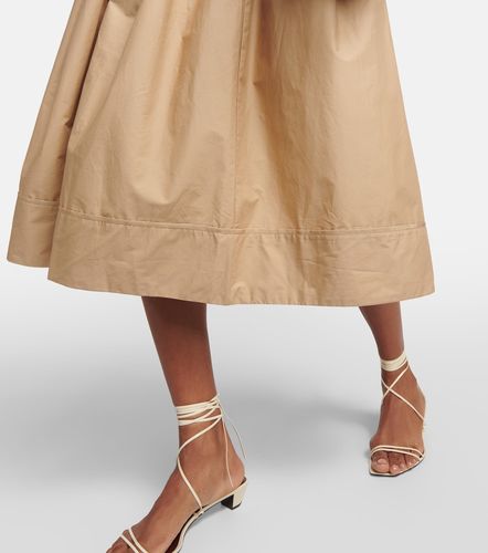 Falda midi de algodón n silueta A - CO - Modalova