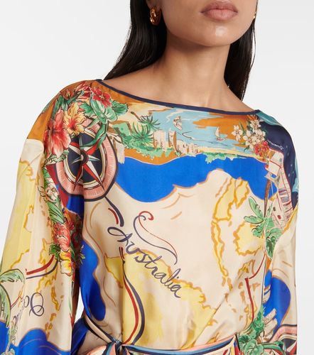 Alight printed silk midi dress - Zimmermann - Modalova