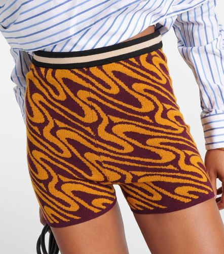 High-rise jacquard shorts - Dries Van Noten - Modalova