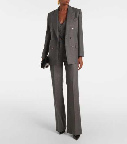 Tom Ford Chaleco de sarga de lana - Tom Ford - Modalova