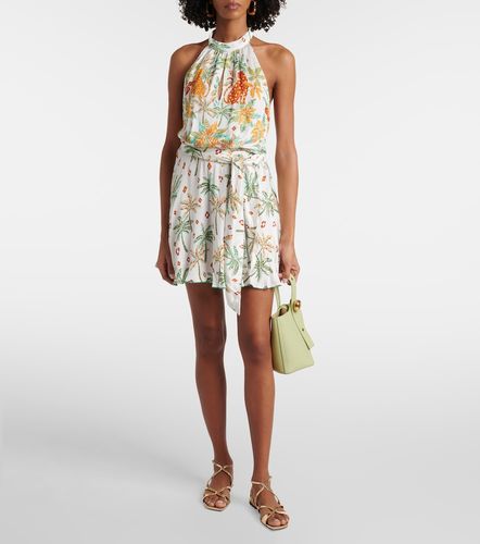 Cassandra printed halterneck minidress - Poupette St Barth - Modalova