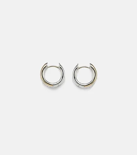 Orecchini a cerchio DY Mercer™ in sterling e oro 18kt con diamanti - David Yurman - Modalova