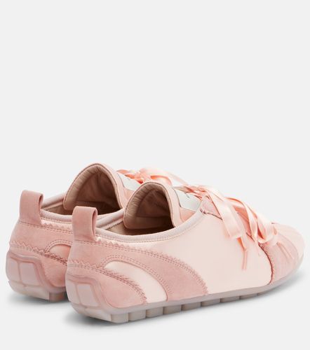 Ballerina Grip satin and suede sneakers - Simone Rocha - Modalova