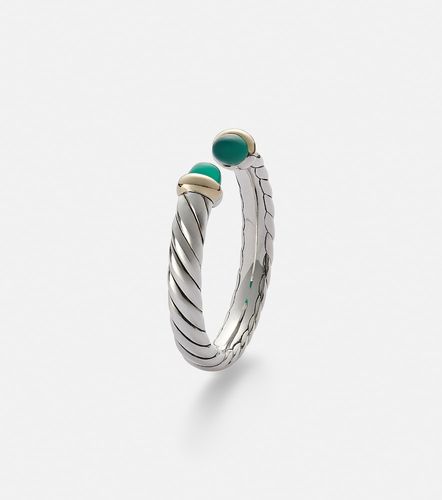 Cable CollectiblesÂ® Petite Cable sterling ring with onyx - David Yurman - Modalova