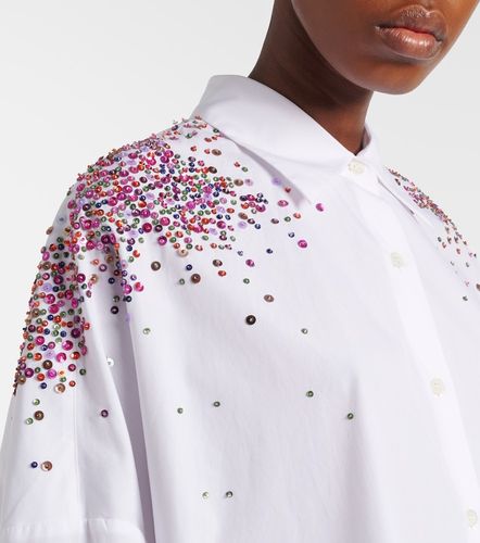 Camicia in cotone con paillettes - Dries Van Noten - Modalova