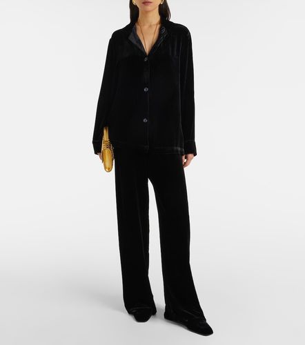 Pantaloni a gamba larga Austin in velluto - Asceno - Modalova